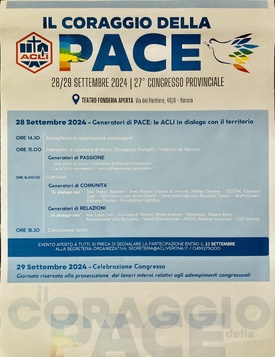 IL CORAGGIO DELLA PACE - 28 e 29 settembre 2024